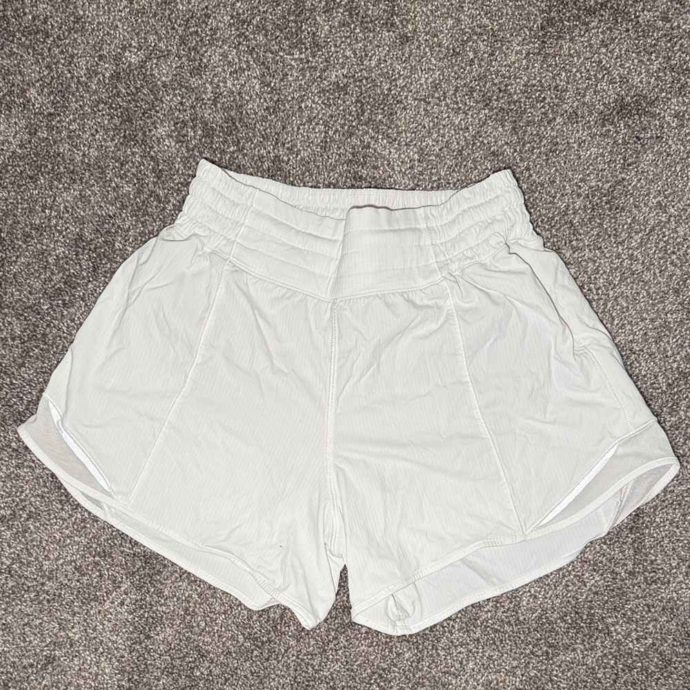 Lululemon Athletica Light Gray Athletic Shorts